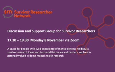 SRN Discussion and Support Group 8 November