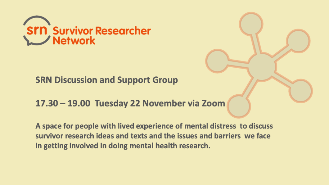 November SRN Discussion and Support Group